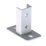 Pied vertical light pour rail strut 41×21 et 41×41