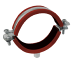 Collier isophonique EZ à garniture coulissante pour tube plastique Ø125mm