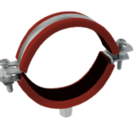 Collier isophonique EZ à garniture coulissante pour tube plastique Ø125mm