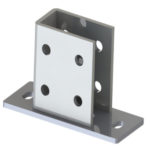 Support mural vertical pour rail 41×82