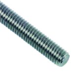 Tige filetée zinguée M4, longueur 1ml