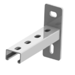 Console rail strut galva 41 x 21 – Longueur 300mm